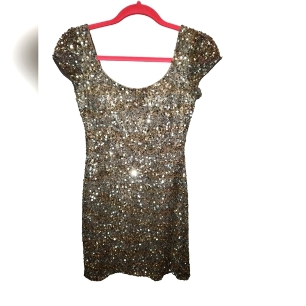 Scala‎ Sequin Silk Dress 0